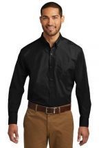 Port Authority� Tall Long Sleeve Carefree Poplin Shirt Dress Shirt